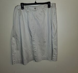 Talbots Women’s Cream Flat Front skirt